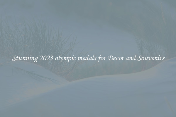 Stunning 2023 olympic medals for Decor and Souvenirs