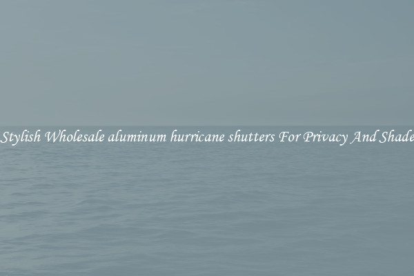 Stylish Wholesale aluminum hurricane shutters For Privacy And Shade