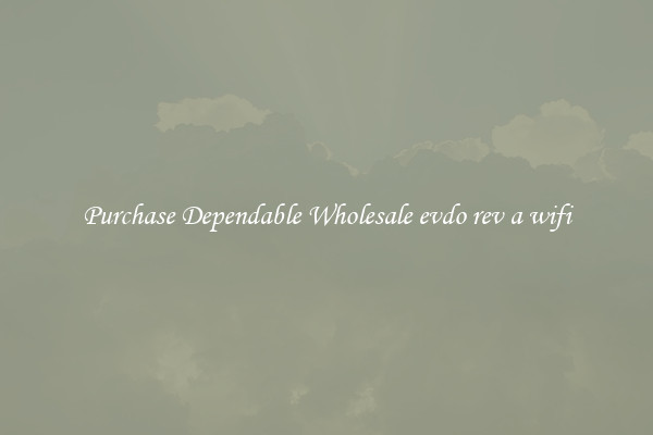 Purchase Dependable Wholesale evdo rev a wifi