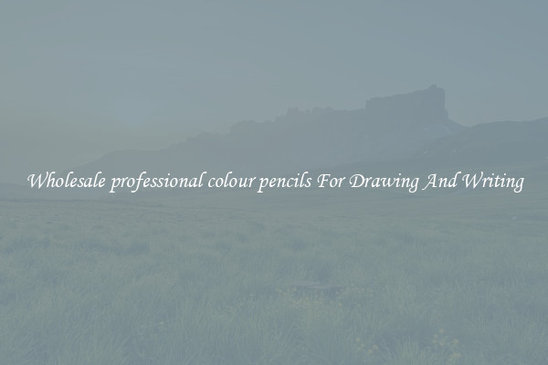 Wholesale professional colour pencils For Drawing And Writing