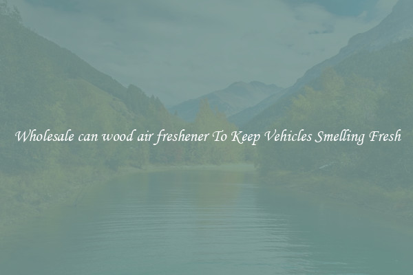 Wholesale can wood air freshener To Keep Vehicles Smelling Fresh
