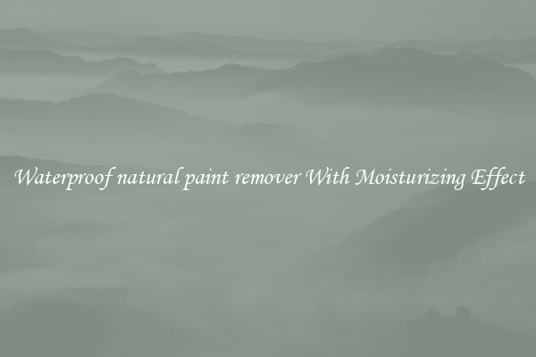 Waterproof natural paint remover With Moisturizing Effect